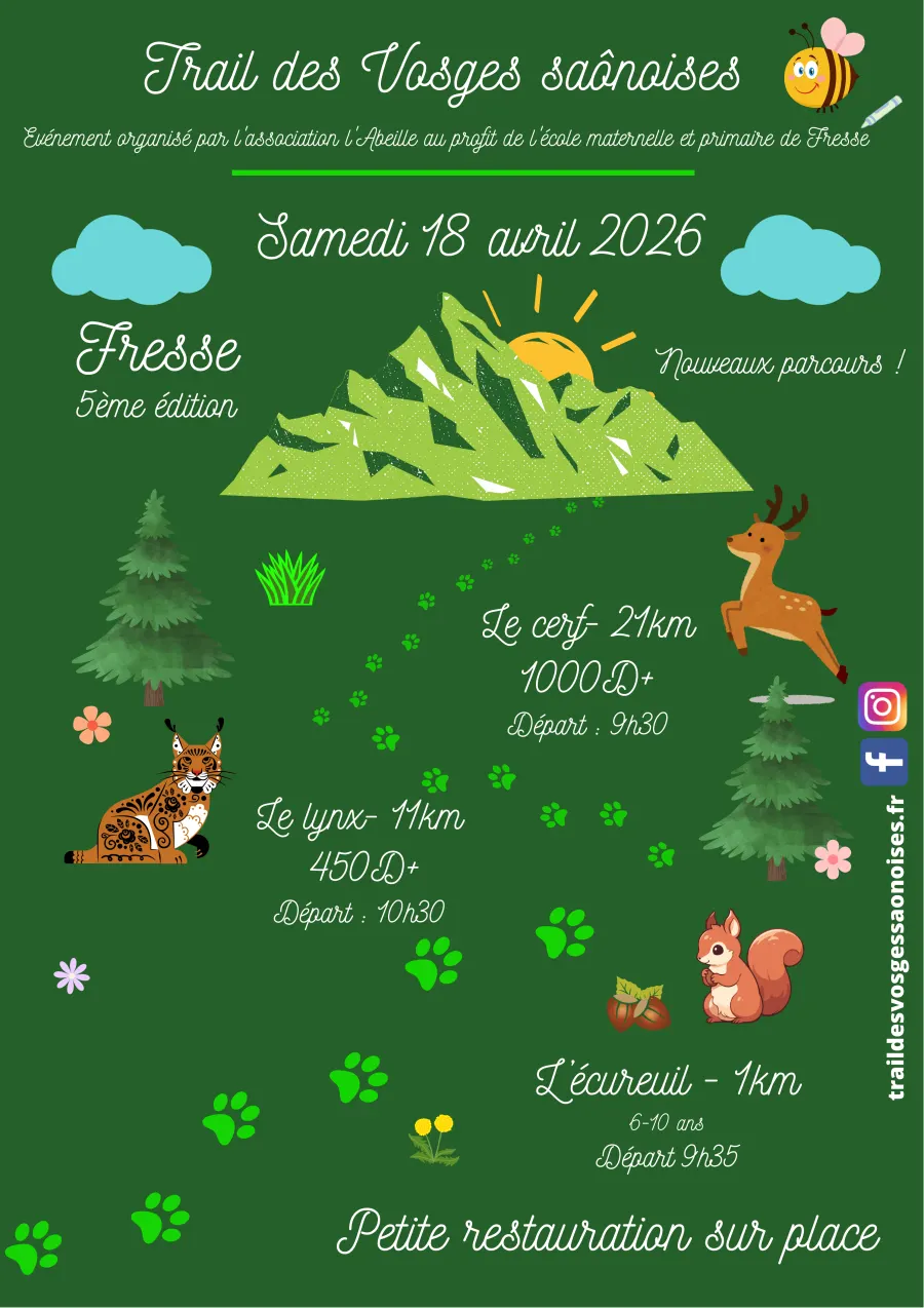 Affiche de présentation du trail